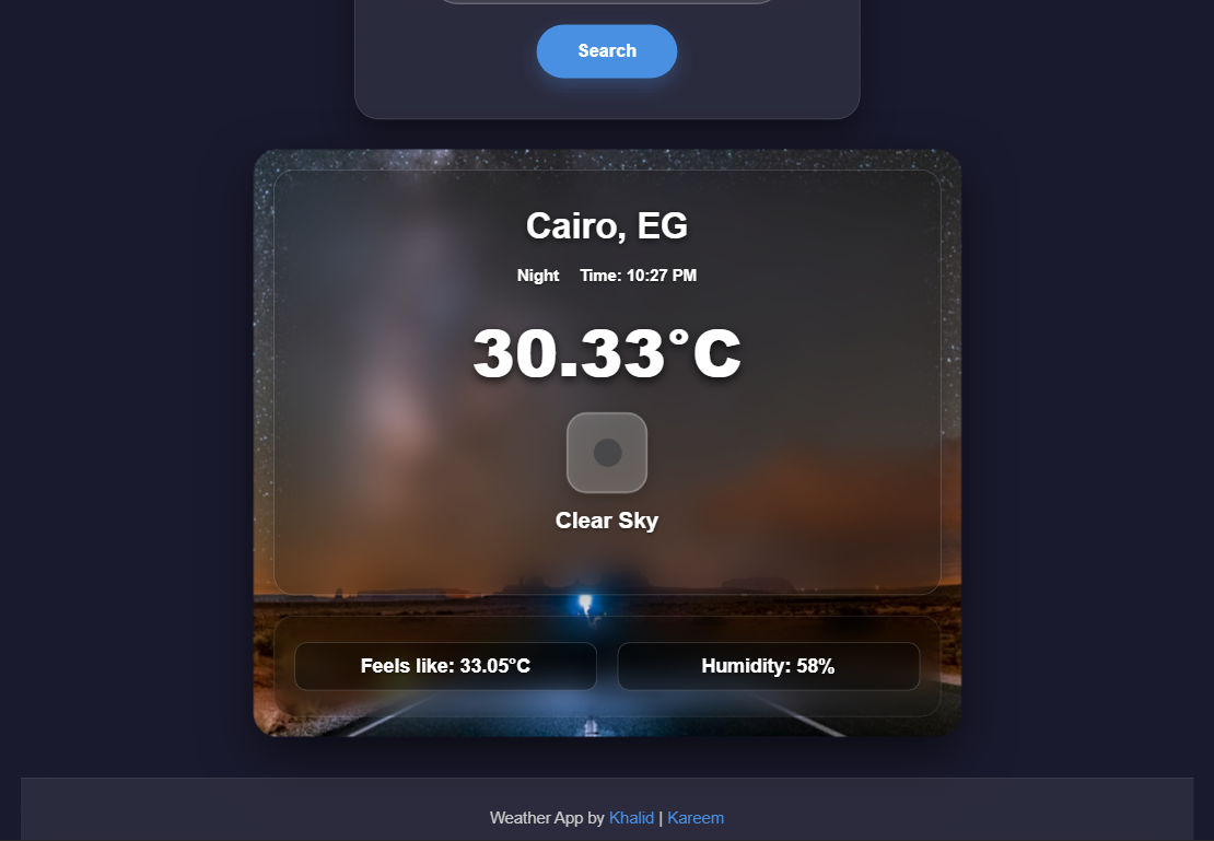 Weather App Screenshot